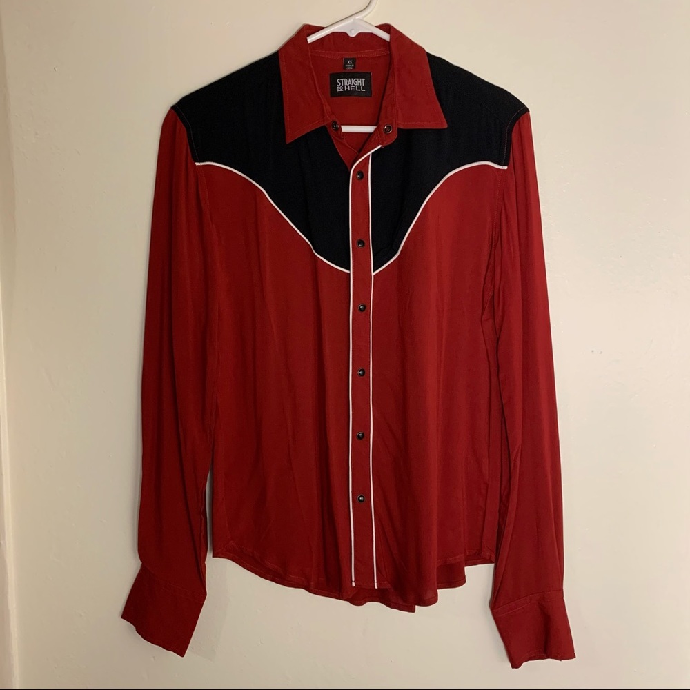SALE Straight To Hell western button up
